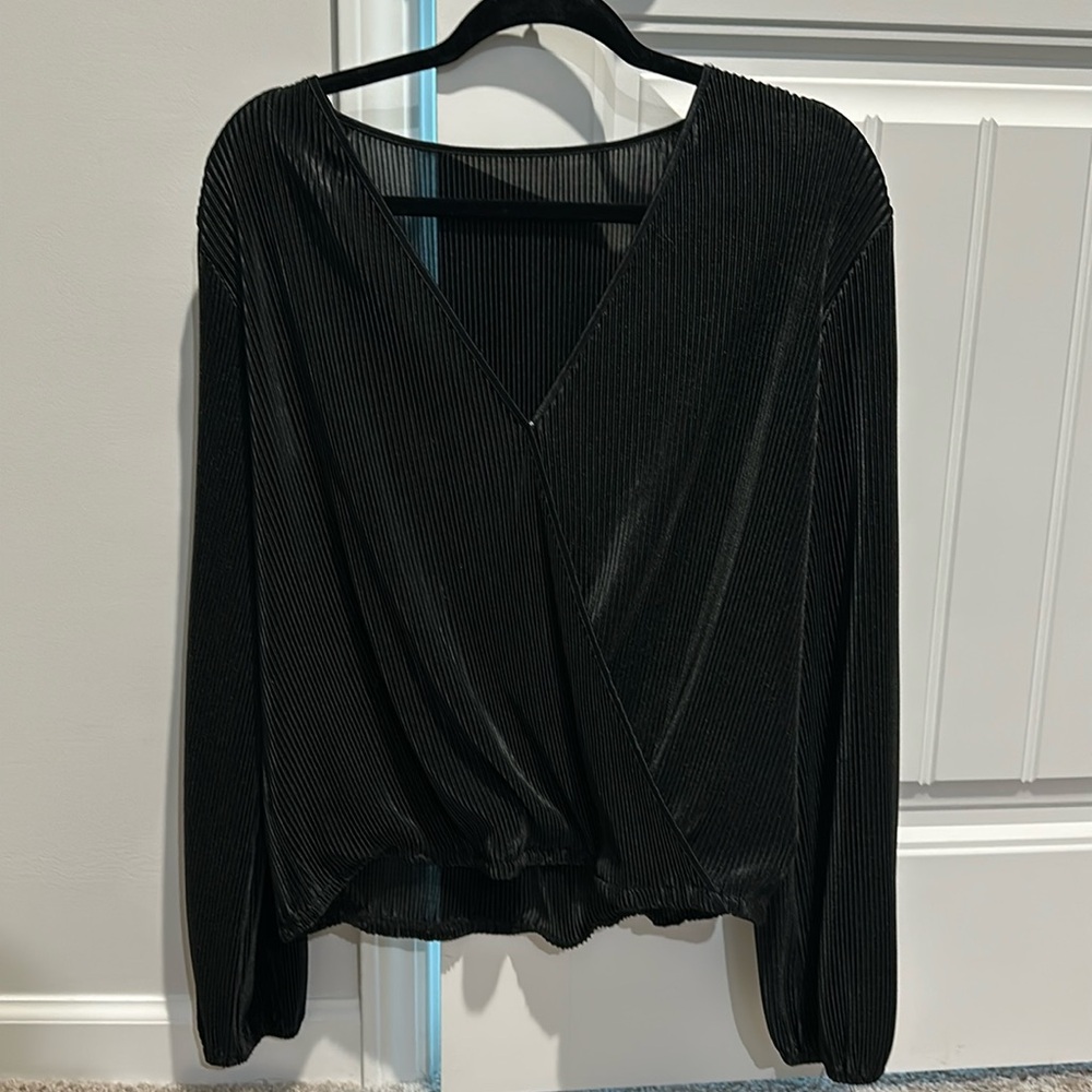 CUPSHE faux wrap surplice top
